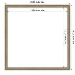 Florence Framed Dry Erase Magnetic Board