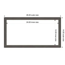 Florence Framed Dry Erase Magnetic Board