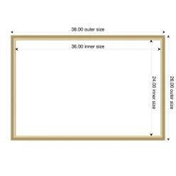 Florence Framed Dry Erase Magnetic Board