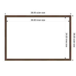 Florence Framed Dry Erase Magnetic Board