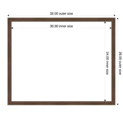 Florence Framed Dry Erase Magnetic Board