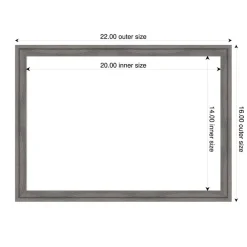 Florence Framed Dry Erase Magnetic Board