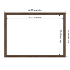Florence Framed Dry Erase Magnetic Board