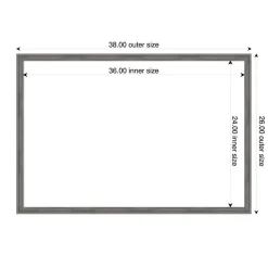 Florence Framed Dry Erase Magnetic Board