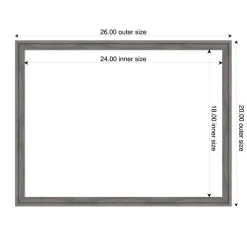 Florence Framed Dry Erase Magnetic Board