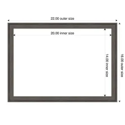 Florence Framed Dry Erase Magnetic Board