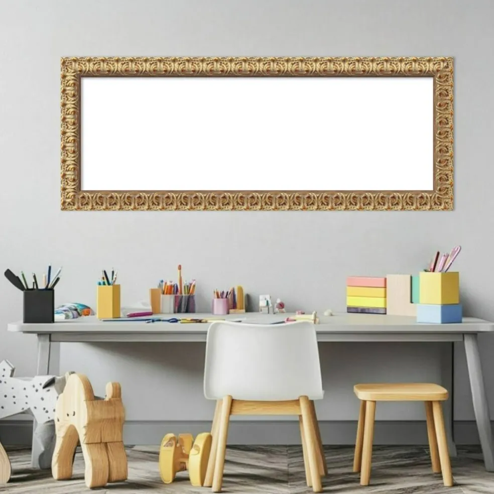Florentine Gold Framed Dry Erase Magnetic Board