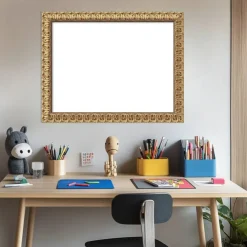 Florentine Gold Framed Dry Erase Magnetic Board