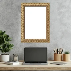 Florentine Gold Framed Dry Erase Magnetic Board
