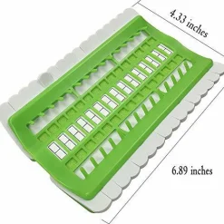 Floss Organizer Embroidery Kit Cross Stitch Tool, 30 Positions Thread Organizers, Plastic & Foam, Green