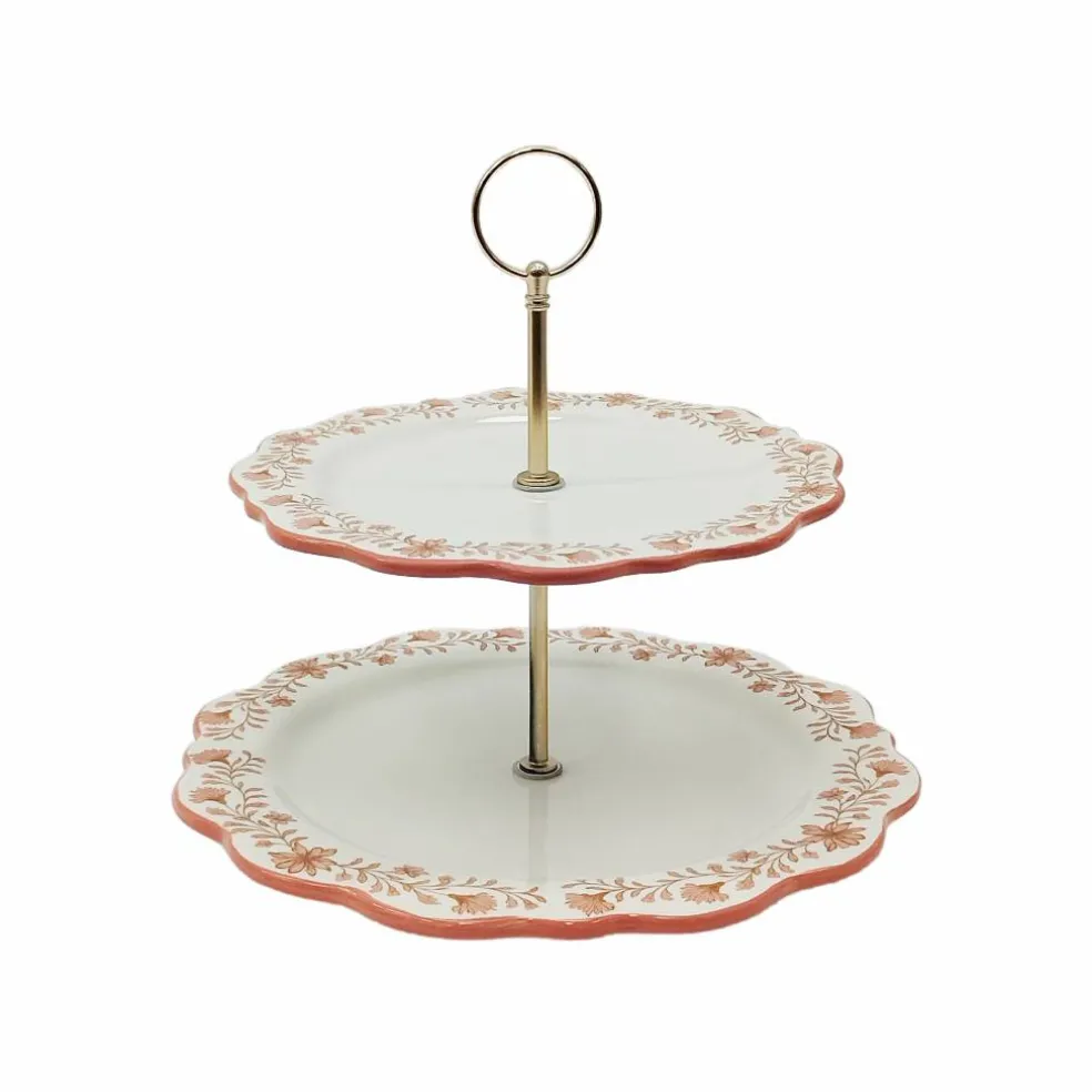 10.5" Flower 2-Tier Tray by Celebrate It™