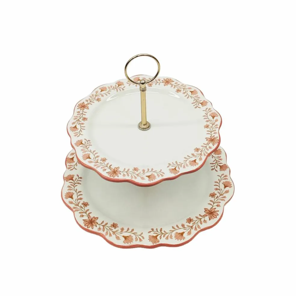 10.5" Flower 2-Tier Tray by Celebrate It™