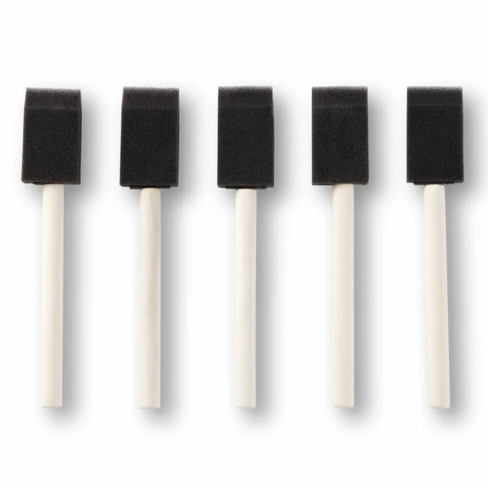 1" Foam Brush Value Pack 20 Piece Set by Craft Smart®