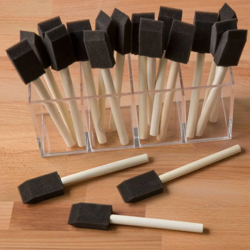 1" Foam Brush Value Pack 20 Piece Set by Craft Smart®
