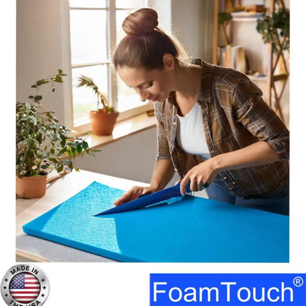 FoamTouch® 4" x 24" x 72" High Density Upholstery Foam