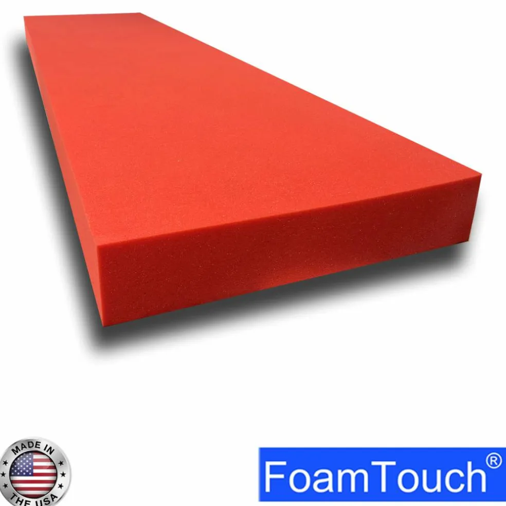 FoamTouch® 4" x 24" x 72" High Density Upholstery Foam