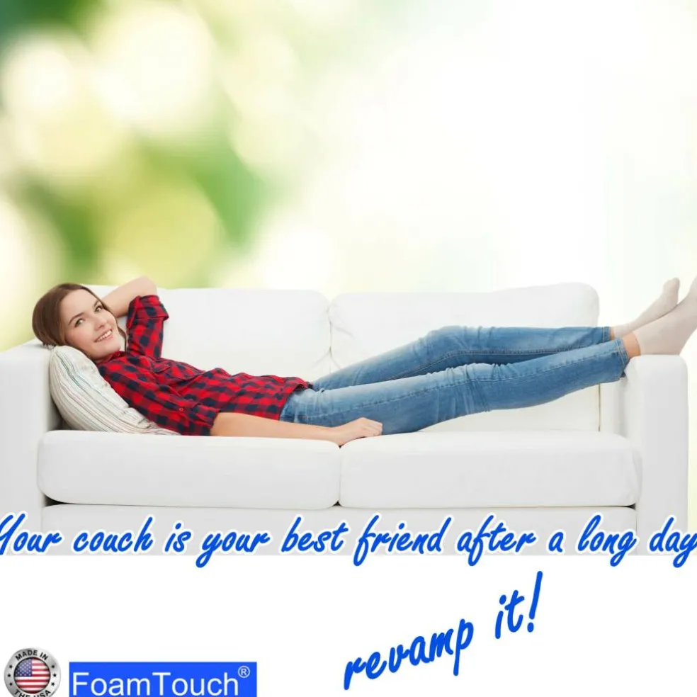 FoamTouch® 4" x 24" x 72" High Density Upholstery Foam