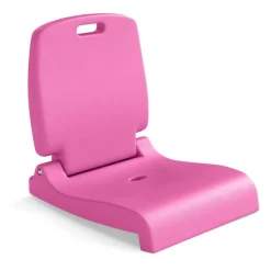 Foldable Poolside Chair Portable PE Ground Seat with Handle