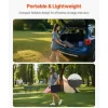 Folding Camping Table Adjustable Height with Mesh Layer