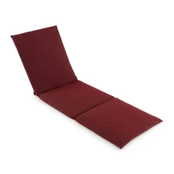 Folding Outdoor Chaise Cushion Pad with Adjustable Fixing Straps