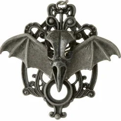Found Objects™ Oxidized Silver Bat Pendant By Bead Landing™