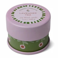 Foundry Candle Co. 5oz. Lavender Tea Soy Blend Candle Tin