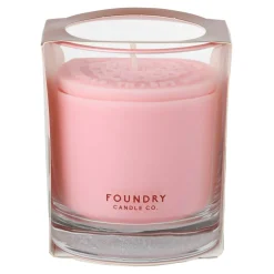 Foundry Candle Co. 7oz. Rosebud & Cedar Stamped Scented Candle