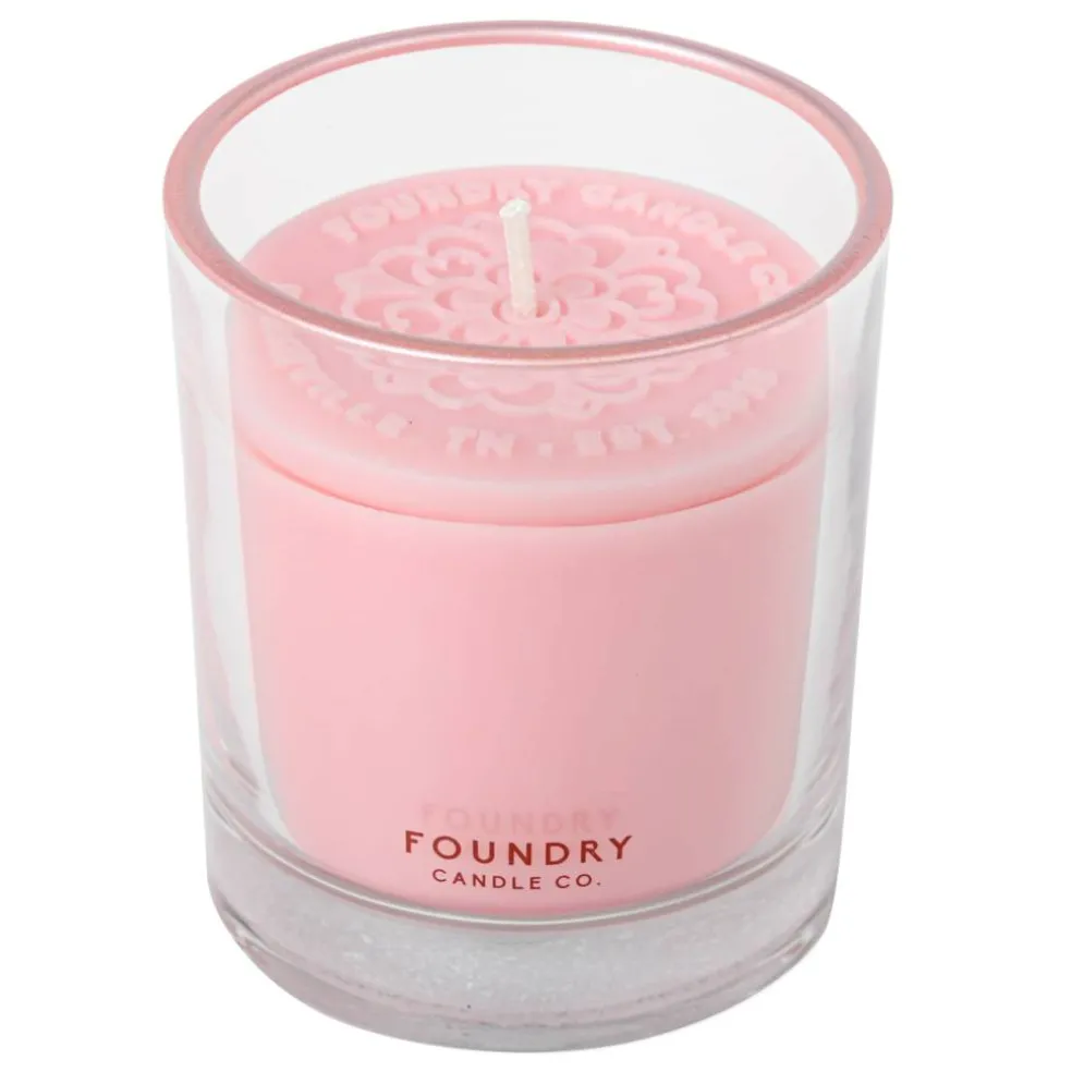 Foundry Candle Co. 7oz. Rosebud & Cedar Stamped Scented Candle