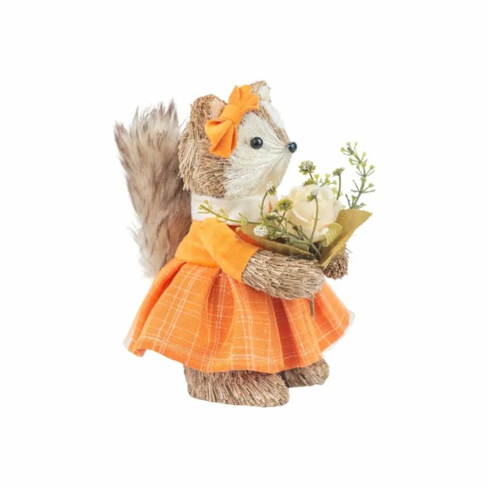 6" Fox in Orange Dress Decorative Animal by Ashland®