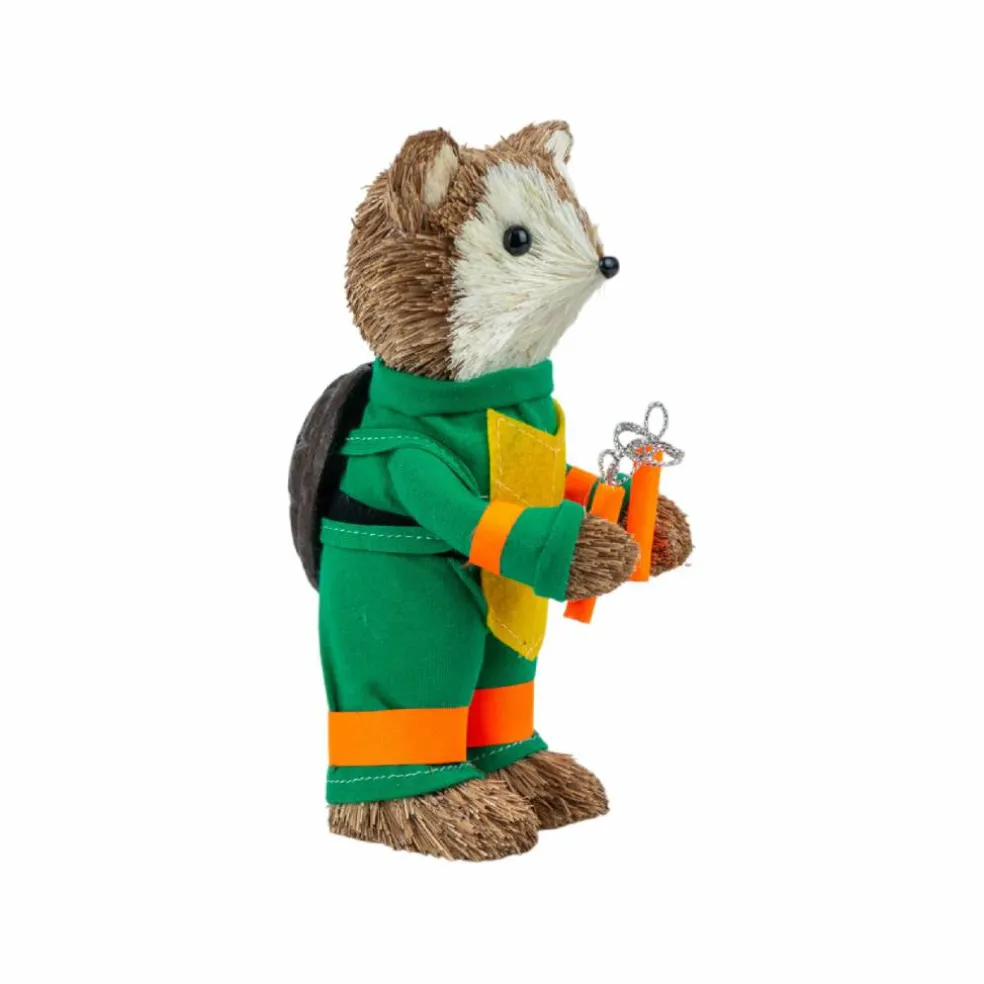 7.5" Fox in Turtle Costume Natural Decorative Animal by Ashland®