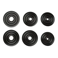 Fox Run Non-Stick Kransekake Mold, 1.75 x 8.75 x 8.75 inches, Black