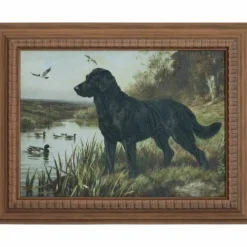 Framed Black Lab Wall Décor by Ashland®