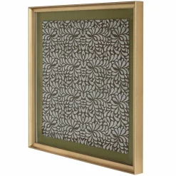 Framed Green Cattle Path Linen Art Wall Décor by Ashland®