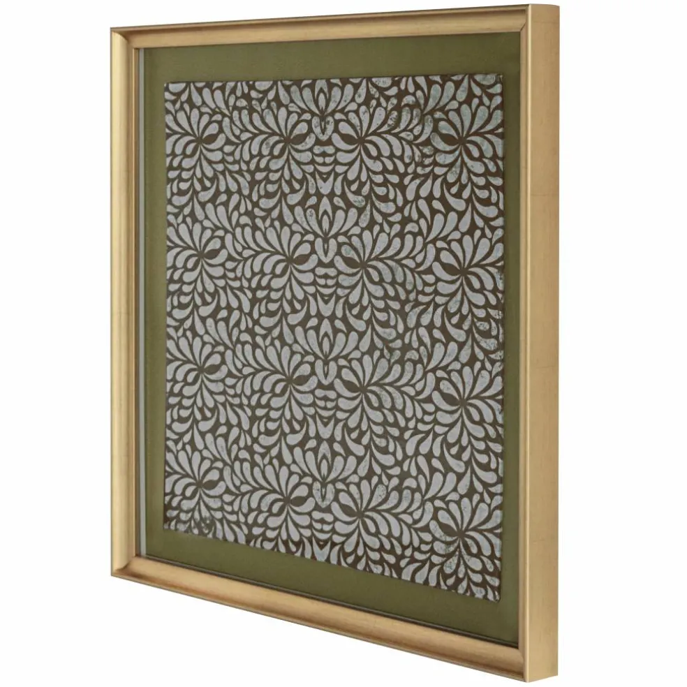 Framed Green Cattle Path Linen Art Wall Décor by Ashland®