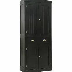 Freestanding Tall Kitchen Cabinet with 3-Position Adjustable Shelves and Large Capacity Drawer