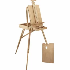 55" French Sketchbox Wood Floor Easel by Artist's Loft™