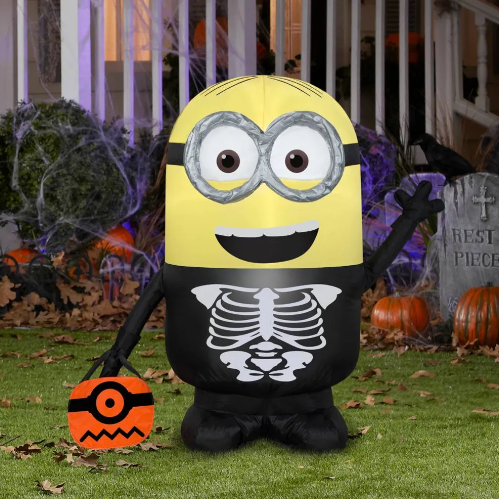 3ft. Airblown® Inflatable Dave as Skeleton