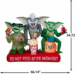 5.5ft. Airblown® Inflatable Gremlins Halloween Scene with Movie Snacks & Sign Lighted Décor