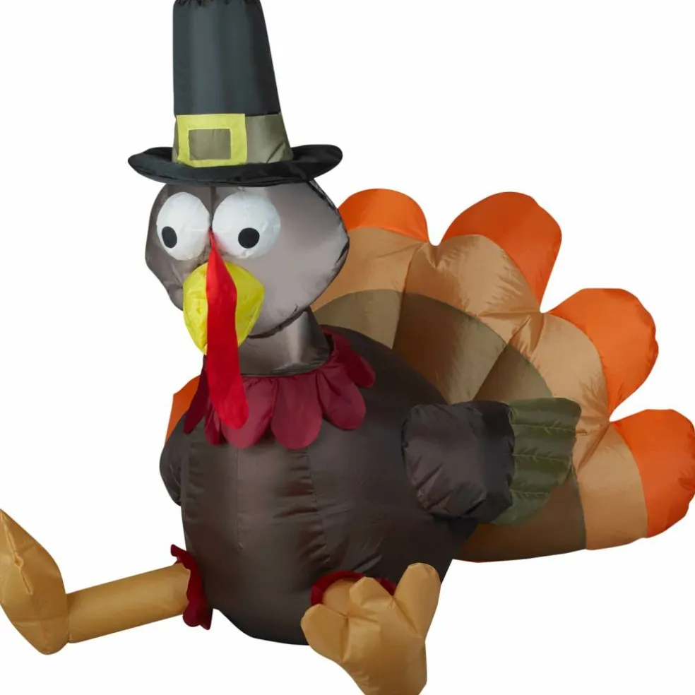 3ft. Airblown® Inflatable Thanksgiving Pilgrim Turkey