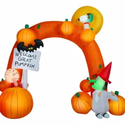 9.5ft. Airblown® Peanuts® Inflatable Great Pumpkin Halloween Archway Yard Décor