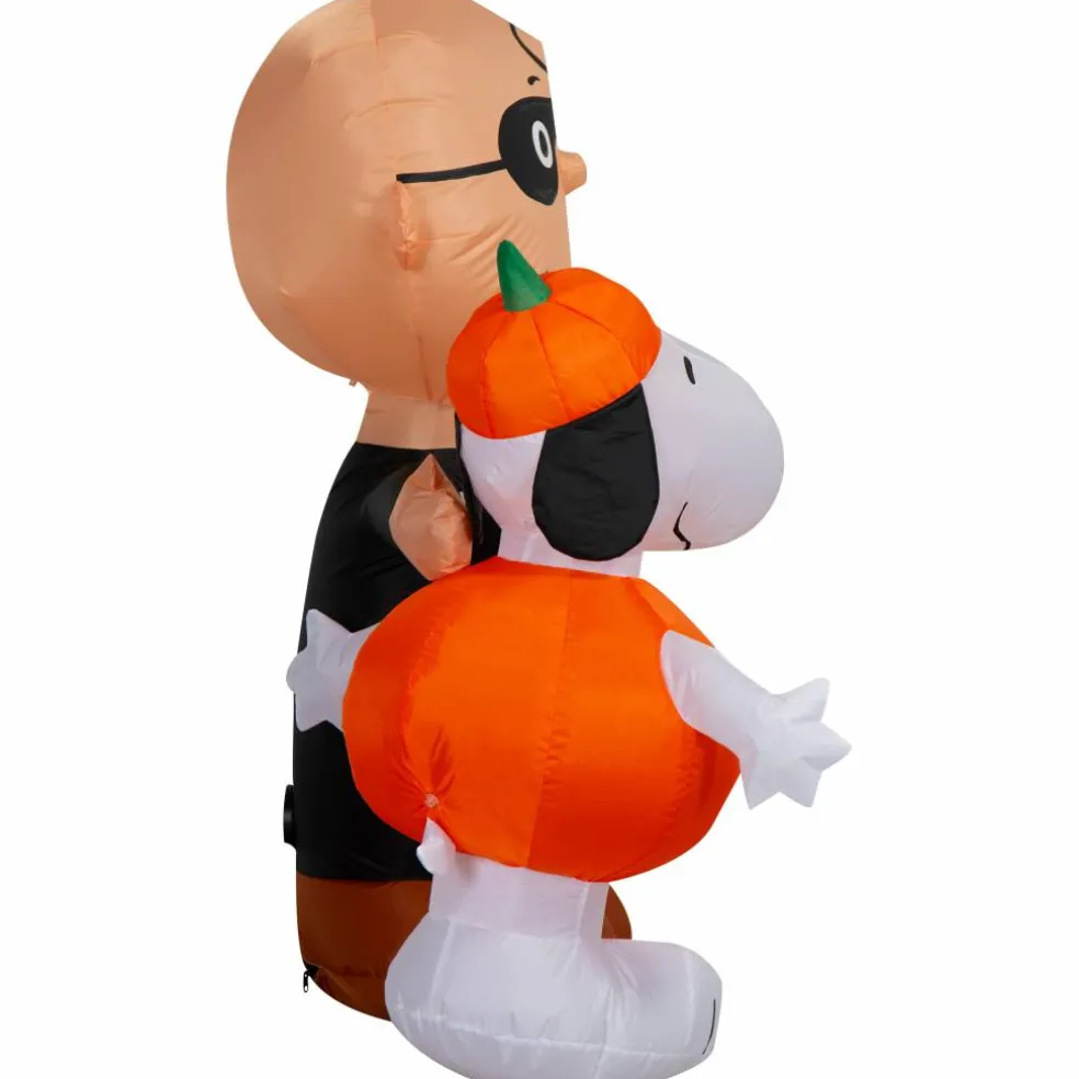 4ft. Airblown® Peanuts® Inflatable Snoopy & Charlie Brown Halloween Scene Lighted Décor