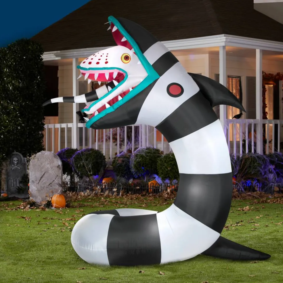 9.5ft. Animated Airblown® Inflatable Beetlejuice Sandworm with LED Lights