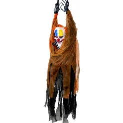 3.5ft. Animated Clown with LED Eyes Halloween Decoration