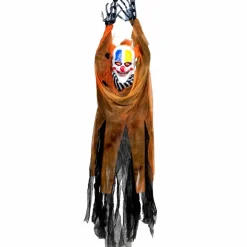 3.5ft. Animated Clown with LED Eyes Halloween Decoration