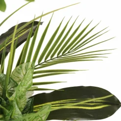 6ft. Artificial Areca Palm Tree in White Decorative Pot