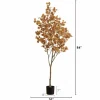 7ft. Artificial Autumn Fall Eucalyptus Tree