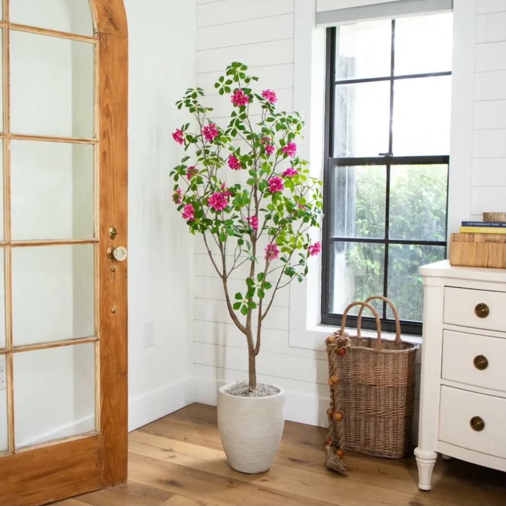 5ft. Artificial Dogwood Tree with Real Touch Leaves