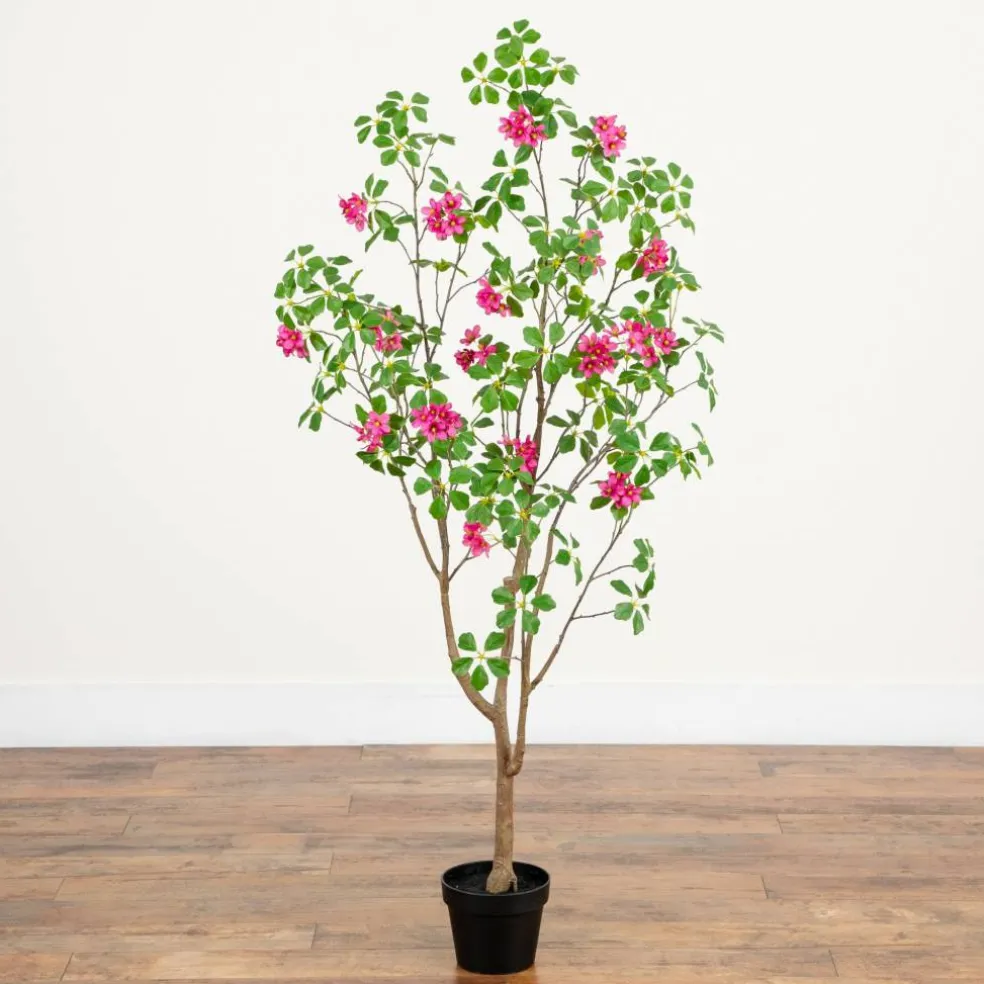 5ft. Artificial Dogwood Tree with Real Touch Leaves