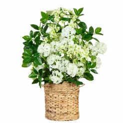 2.5ft. Artificial Mixed Flower Arrangement in Hyacinth Weave Basket