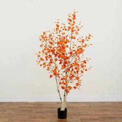 6ft. Autumn Birch Artificial Fall Tree